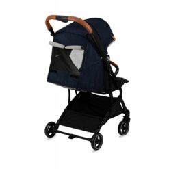Poussette pliable légère en Noir et Bleu - Ofra - MoMi