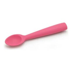 Cuillére souple en silicone couleur Rose- Babyjem