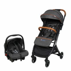 Poussette valise Duo avec maxi Cosi Gris - monbebe