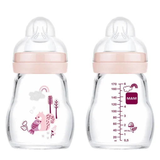 Biberon en verre Feel Good 170 ml 0 m+ - MAM