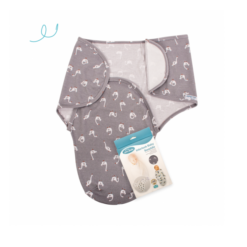 Couverture émmaillotage muslin coton organique