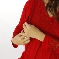 Pyjama en dentelle Grossesse et Allaitement - élégance et confort