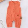 Promo Barboteuse ludique pour bébé pur mouslin