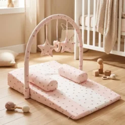 Plan anti-reflux marque bebekevi pour bébé rose