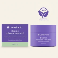 baume relaxant sommeil Lansinoh 200ml – Soin hydratant Apaisant corps et Jambes lourdes