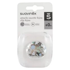Attache Sucette Bijou +0 Memories bleu - suavinex