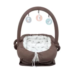 Lit couffin & plan incliné anti Reflux marron - Sevi