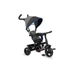 Tricycle MoMi IRIS 360° Gris/Bleu
