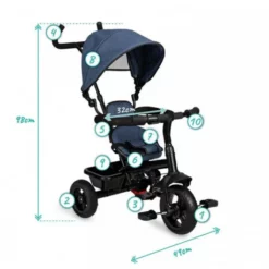 Tricycle Blue - Qkids Mila