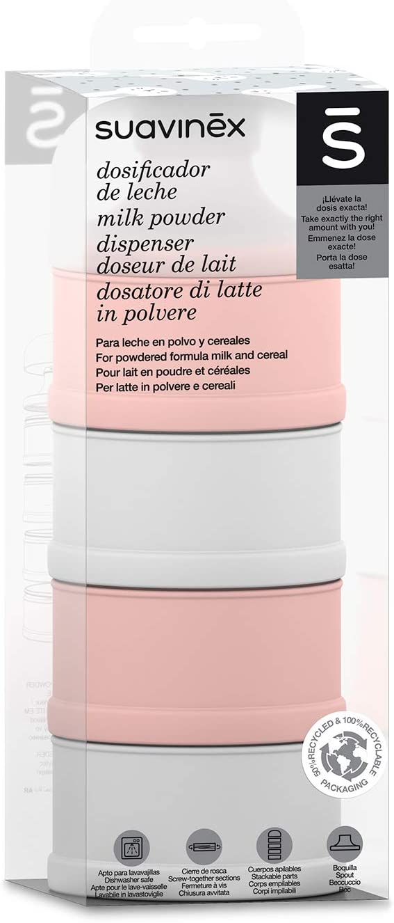 babyJem Boîte pour lait en poudre rose