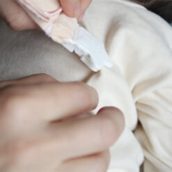 Attache sucette bébé -blanc babyjem