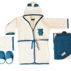 Coffret Peignoir deluxe Coton et Mousseline - bebekevi