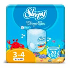 Sleepy Natural Swimming Couche de bain, Midi 20 - 4-14kg - T3-T4