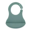 Bavoir Souple En Silicone Vert - Babyjem