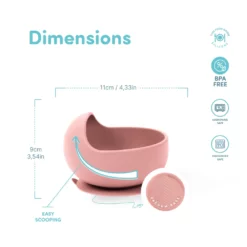Bol D'aspiration En Silicone Rose - Sevibebe