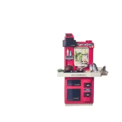Jouet de Cuisine avec Accessoires Rouge - Bozhi Toys