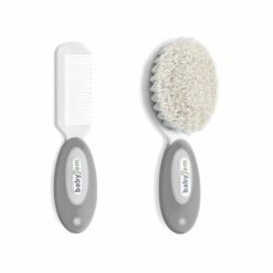 Lot de 2 brosses à cheveux à poils naturels