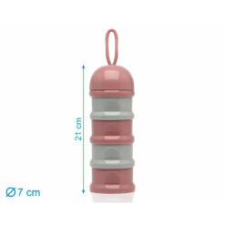 Doseur de lait en poudre rose 85 ml x4 340 ml 0m+ - Kiokids