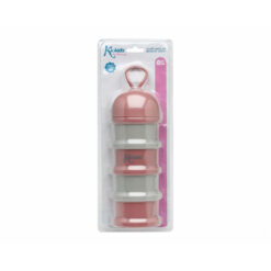 Doseur de lait en poudre rose 85 ml x4 340 ml 0m+ - Kiokids