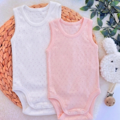 Body bébé sans manches coton biologique