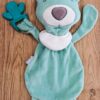 doudou porte sucette avec anneau de dentition