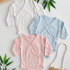 Body Bébé Croisé 100% coton Pur 0-3mois : Douceur et Confort