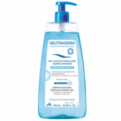 Gel douce micellaire dermo apaisant  visage et corps 500ml- Gilbert