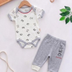 Pyjama bébé confort + en coton organique - tiffany