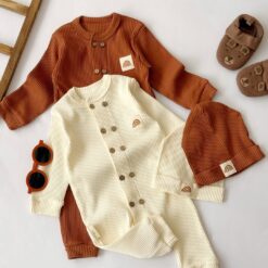 grenouillère boutonnée en coton
