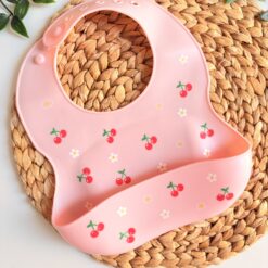 Bavoir Bébé Silicone : Poche Récupératrice & Motifs Ludiques