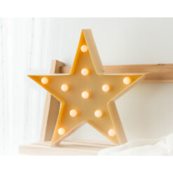 Lampe Led Étoile Jaune Kiokids