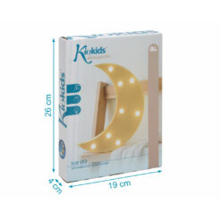 Lampe Led Lune Jaune Kiokids
