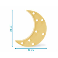 Lampe Led Lune Jaune Kiokids