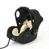 Cosy portable transat bébé Kidilo G305 noir tissu haut de gamme motif graphique
