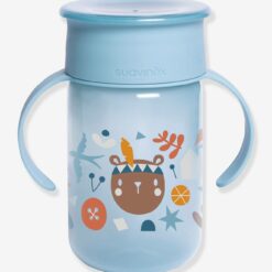 Tasse d'apprentissage 360° Bleu 340ml 12m+ - Suavinex