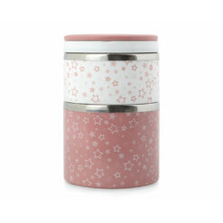 Thermos Alimentaire En Acier Inoxydable Rose 930ml - Kiokids