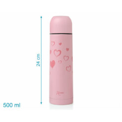 Thermos Pour Boisson 500 ml Cœurs Kiokids