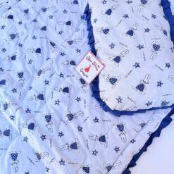 Ensemble Bébé Couette à Langer et Coussin (110x70 cm) : Confort en Coton