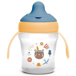 Suavinex Tasse à bec Into the forest Jaune +6m 200ml