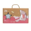 Interbaby Coffret de Couverture Bébé à bulles Rose et veilleuse