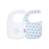 bavoir velcro (pack 2 unités)- cotton
star - blue
- Interbaby