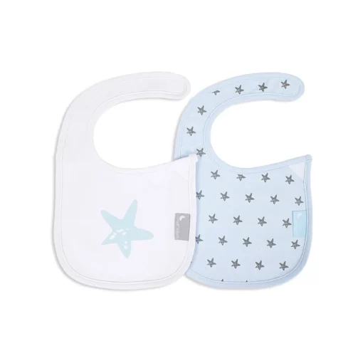 bavoir velcro (pack 2 unités)- cotton
star - blue
- Interbaby