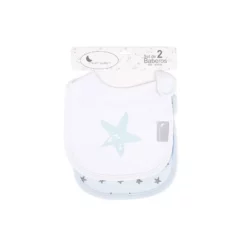 bavoir velcro (pack 2 unités)- cotton
star - blue
- Interbaby