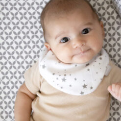 Bavoir naissance coton respirant