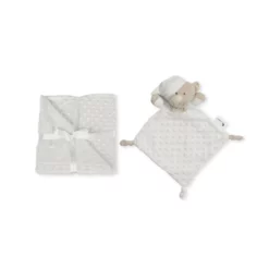 Couverture en bulles-80 x 110-coraline +
doudou  - Interbaby