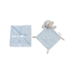 couverture en bulles-80 x 110-coraline +
doudou 28x17-mod. - Interbaby