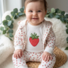Jogging bébé 3 Pcs "Petite Fraise" à Capuche