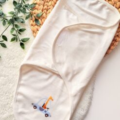 Emmaillotage deluxe bébé coton naturel - Bebekevi - girafe