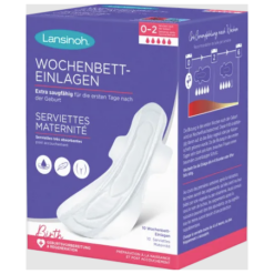 Serviettes ultra absorbantes spéciales post accouchement 0-2 semaines - lansinoh
