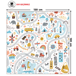 Tapis de jeu imperméable circuit